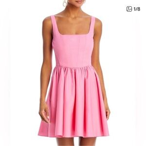 WAYF jade corset mini dress